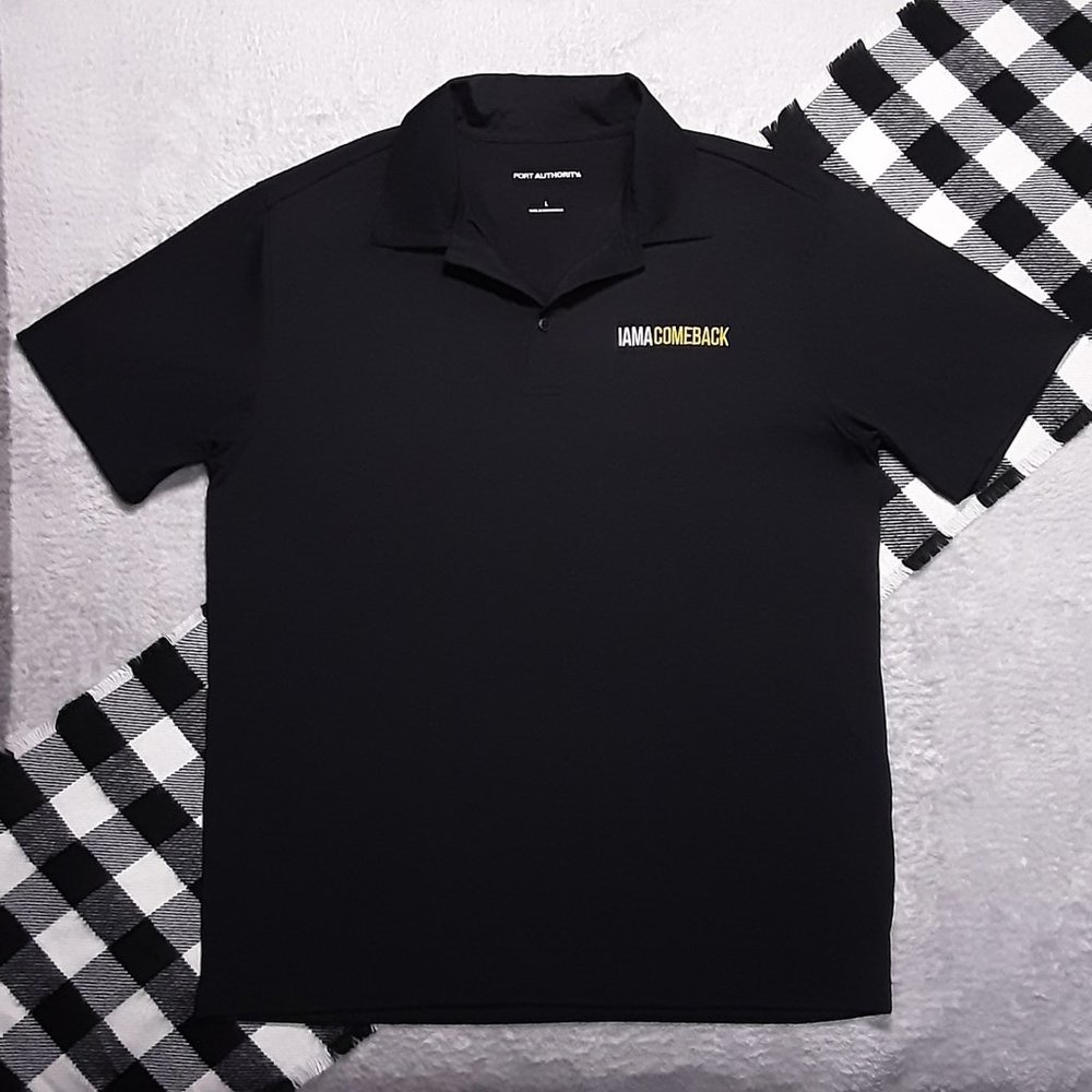 L  | Port Authority | IAMACOMEBACK Short Sleeved Polo Shirt